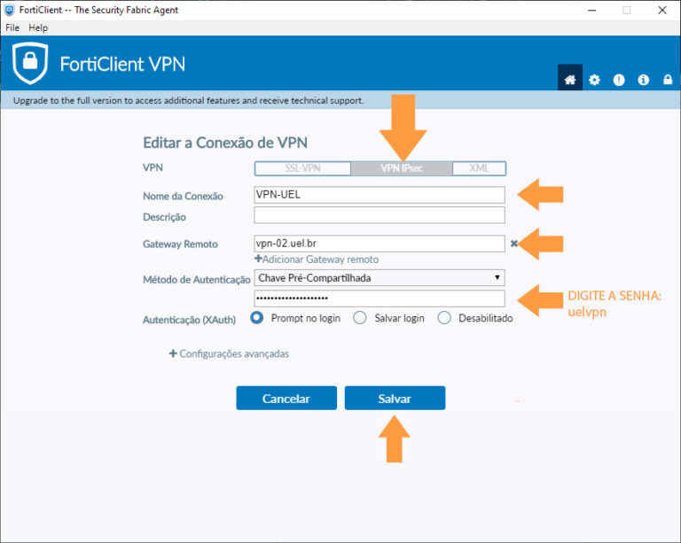 Forticlient vpn настройка для windows