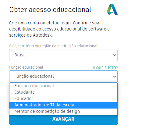 Comunidade Educacional da Autodesk, minha aec entrar 