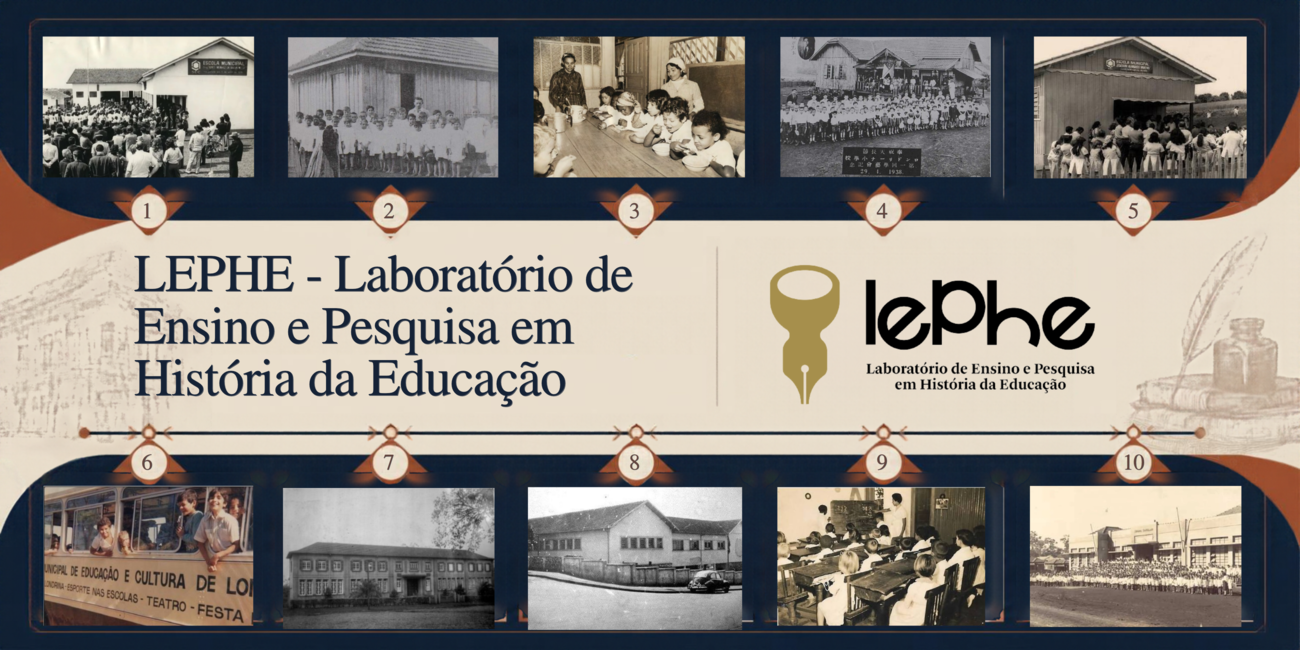 Lephe - Laboratório de Ensino e Pesquisa em História da Educação - capa do site