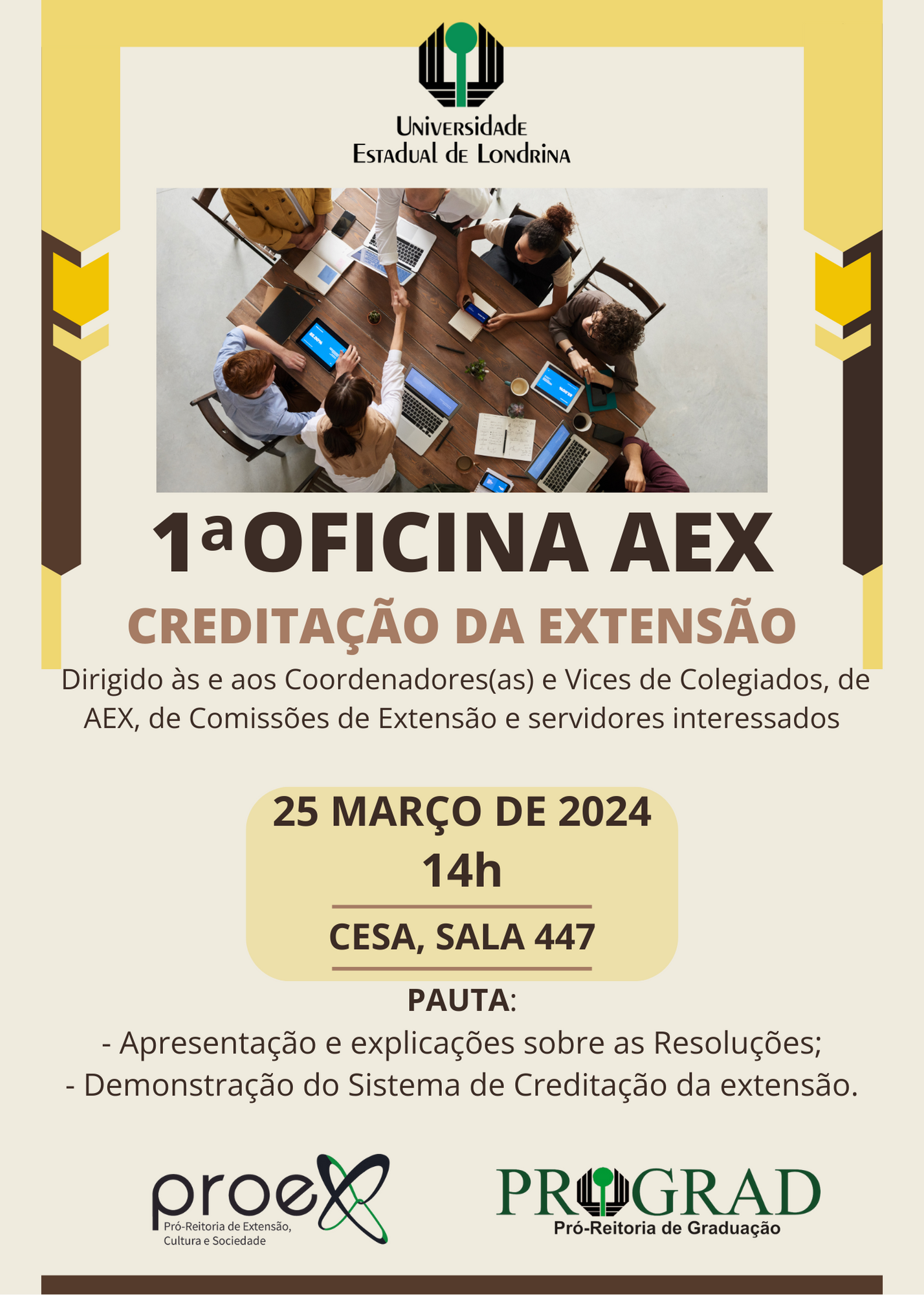 1° Oficina AEX – PROEX