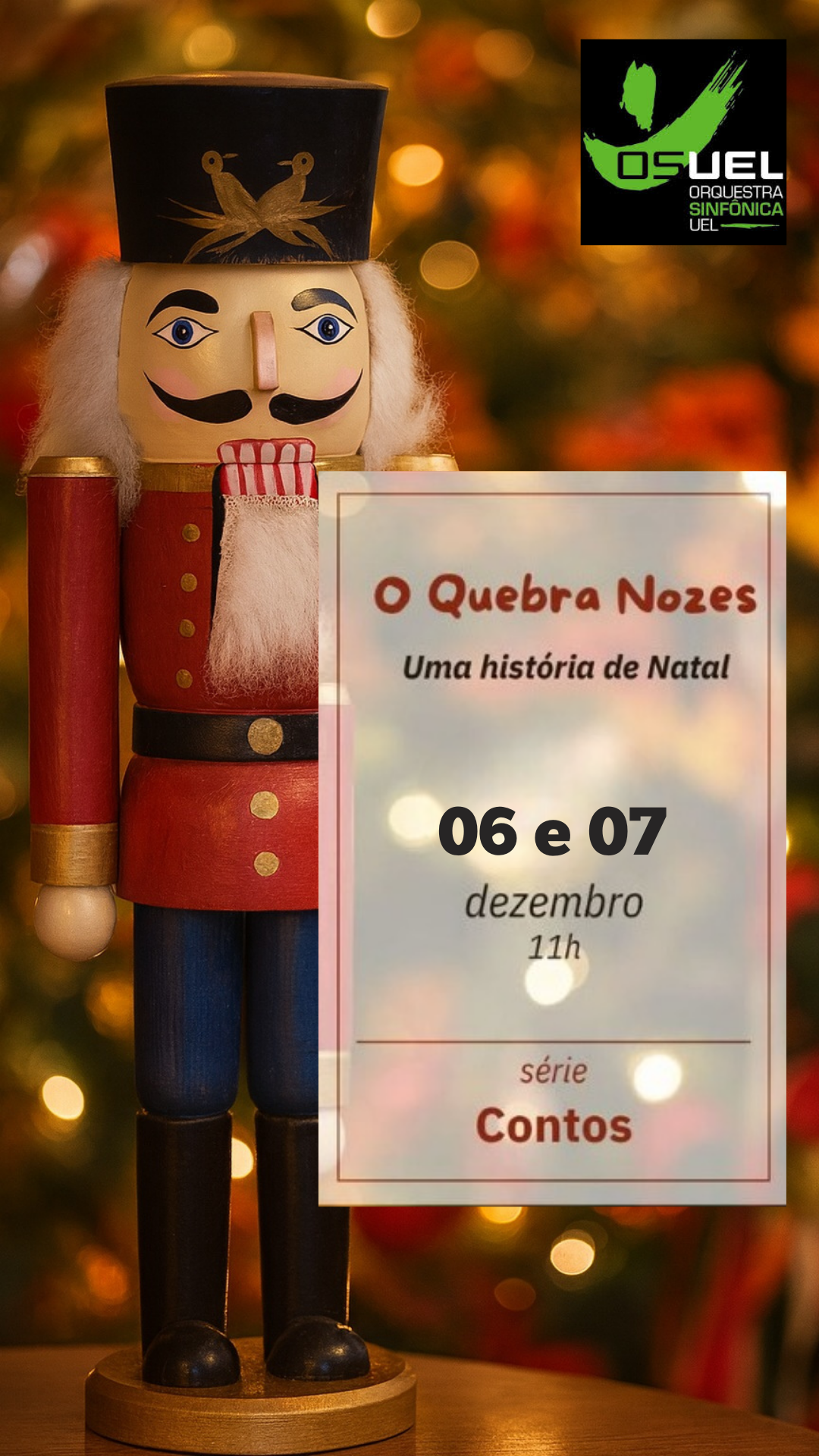 OSUEL apresenta “O Quebra-Nozes – uma história de Natal”