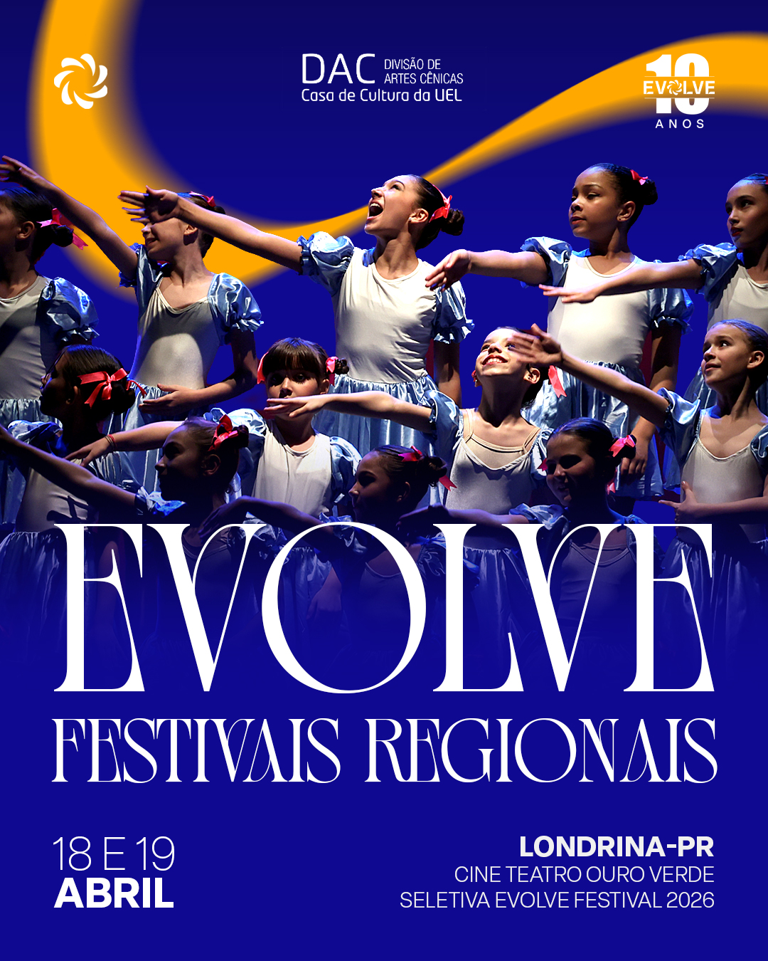 Londrina sedia etapa regional do Evolve Festival com recorde de 260 coreografias e fomento à economia local